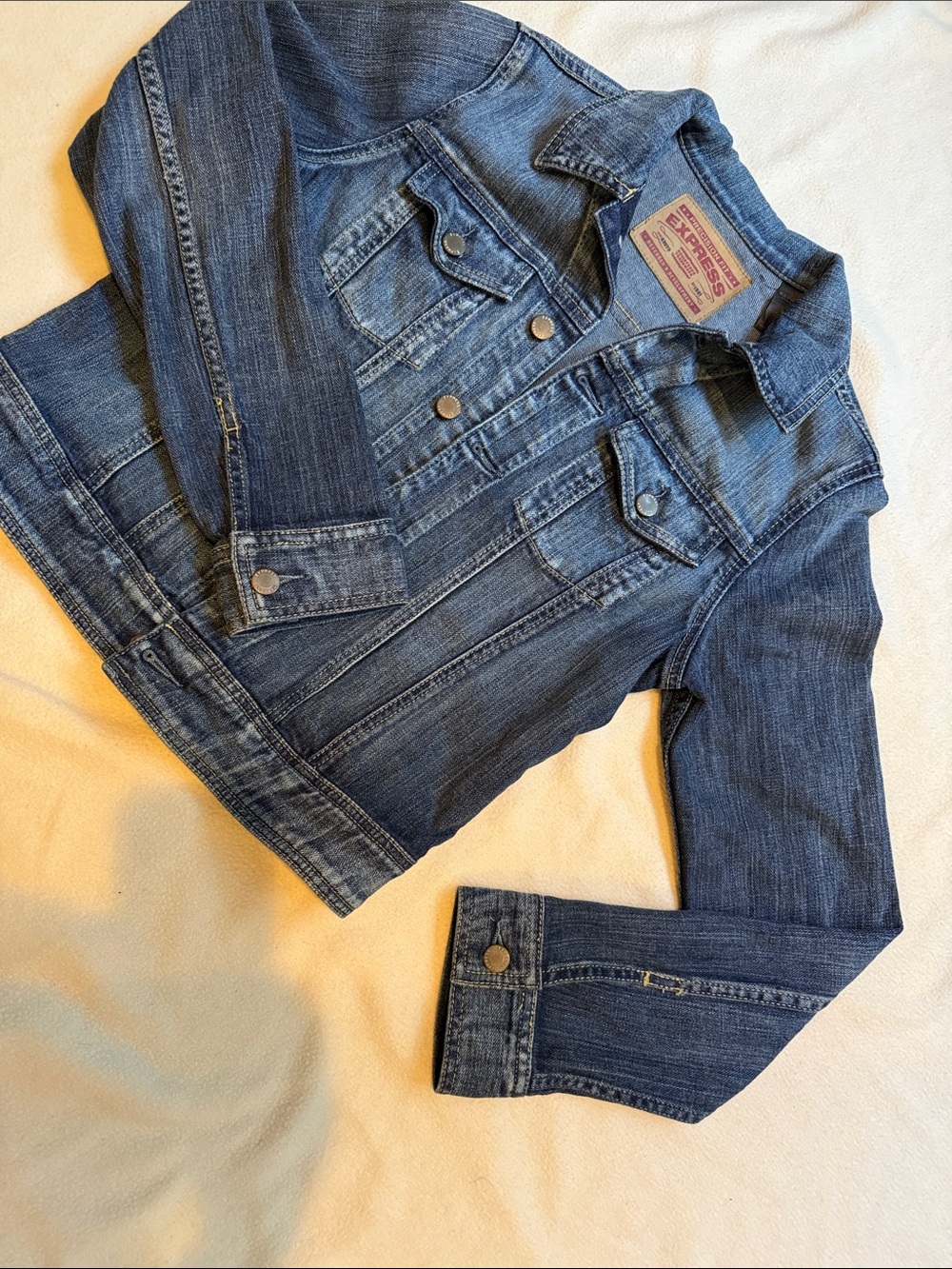 Express Denim Jacket - Dark Blue